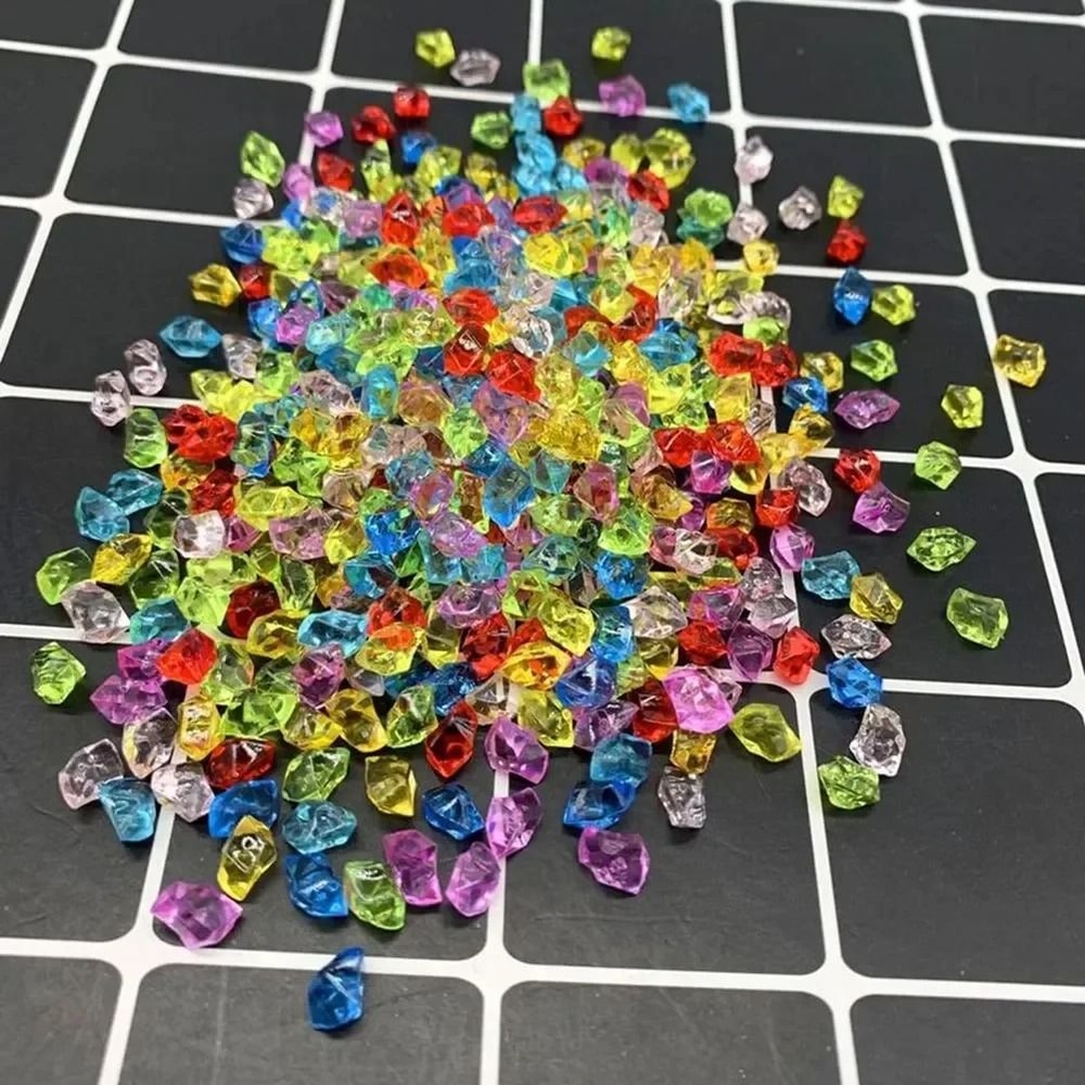 Crystal Transparent Fake Crushed Ice Premium Acrylic Vase Fillers 4