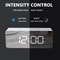 LED Mirror Digital Clock Smart Desktop Alarm Night Light 4