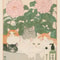 Japanese Tabby Cat In Bathtub Retro Aesthetic Japandi Canvas Art 12