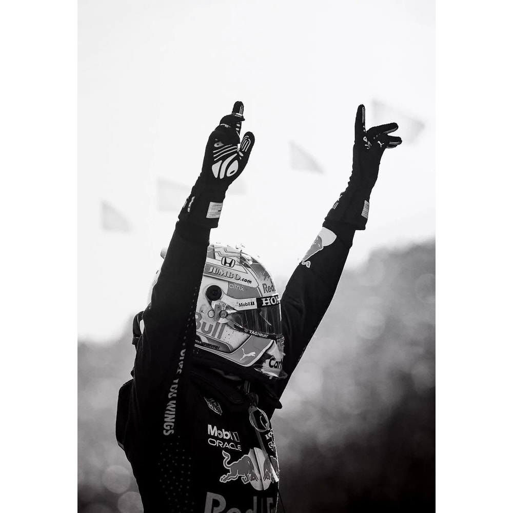 Vintage F1 Monaco Racing Poster Max Verstappen Canvas Wall Art 7