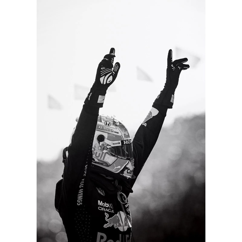 Vintage F1 Monaco Racing Poster Max Verstappen Canvas Wall Art 7