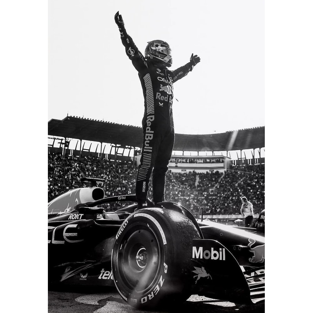 Vintage F1 Monaco Racing Poster Max Verstappen Canvas Wall Art 8