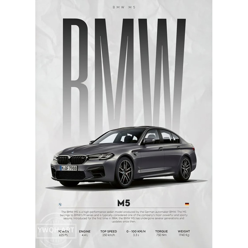 Black Competition Supercars Modern HighGloss Canvas Mural 9