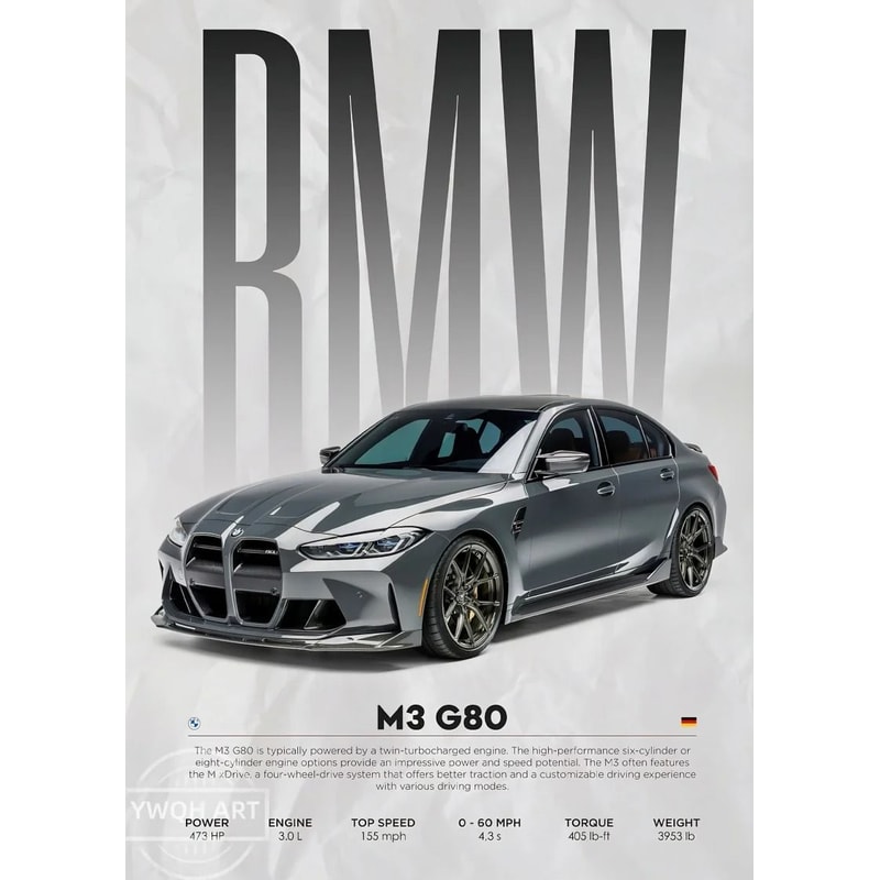 Black Competition Supercars Modern HighGloss Canvas Mural 10