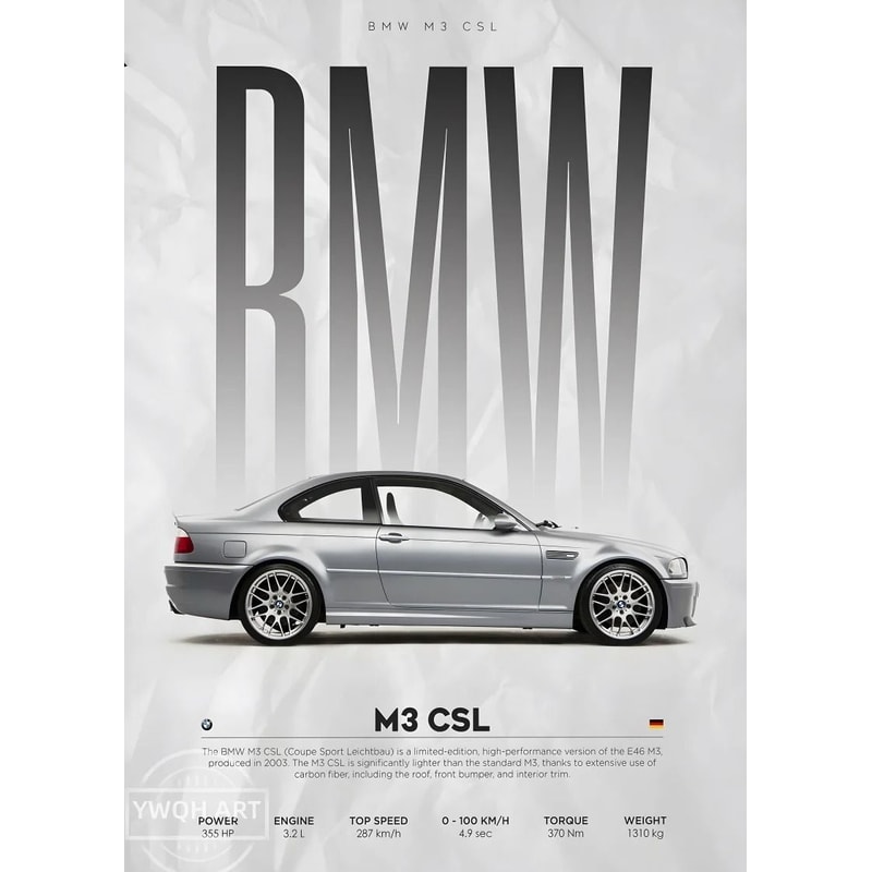 Black Competition Supercars Modern HighGloss Canvas Mural 14