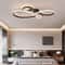 Modern Linear LED Chandelier Minimalist Ceiling Light Fixture 0