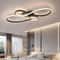 Modern Linear LED Chandelier Minimalist Ceiling Light Fixture 1