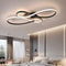 Modern Linear LED Chandelier Minimalist Ceiling Light Fixture 1