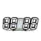 3D LED Digital Alarm Clock Modern Wall Desktop Timepiece 9
