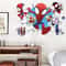 Mini Spiderman Superhero Wall Decals ActionPacked Mural Art For Kids Rooms 4