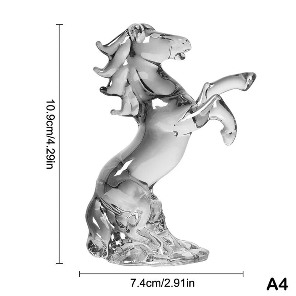 Crystal Zodiac Horse Figurine 2026 Year Of The Horse Desktop Ornament For Fortune Success 11