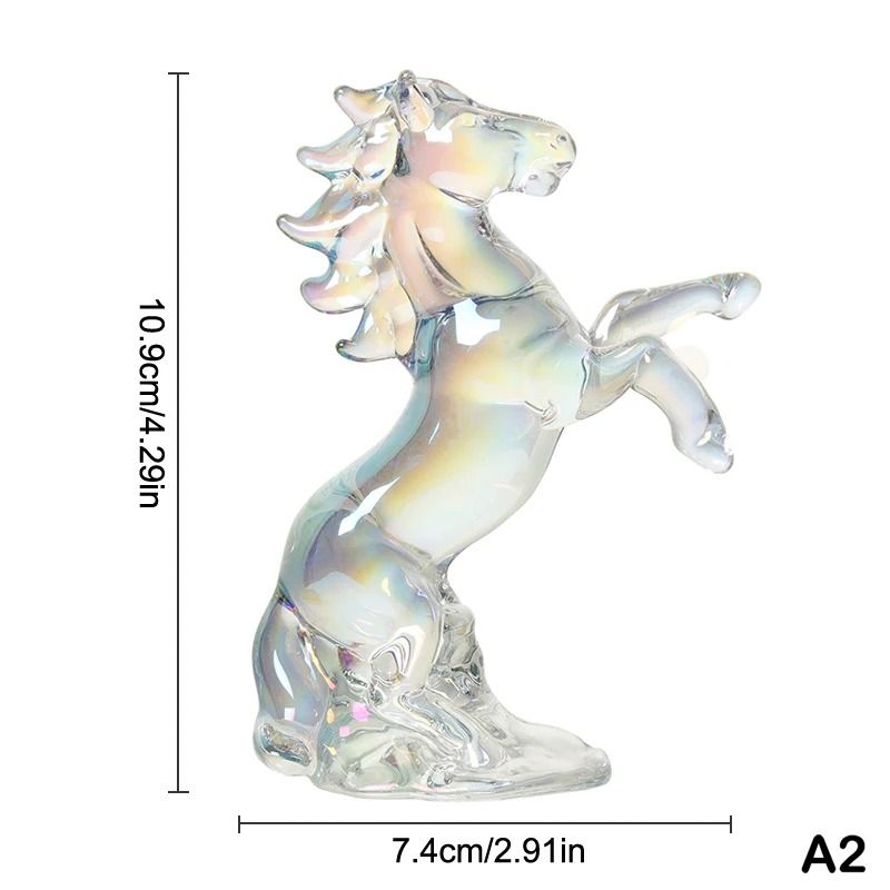Crystal Zodiac Horse Figurine 2026 Year Of The Horse Desktop Ornament For Fortune Success 14