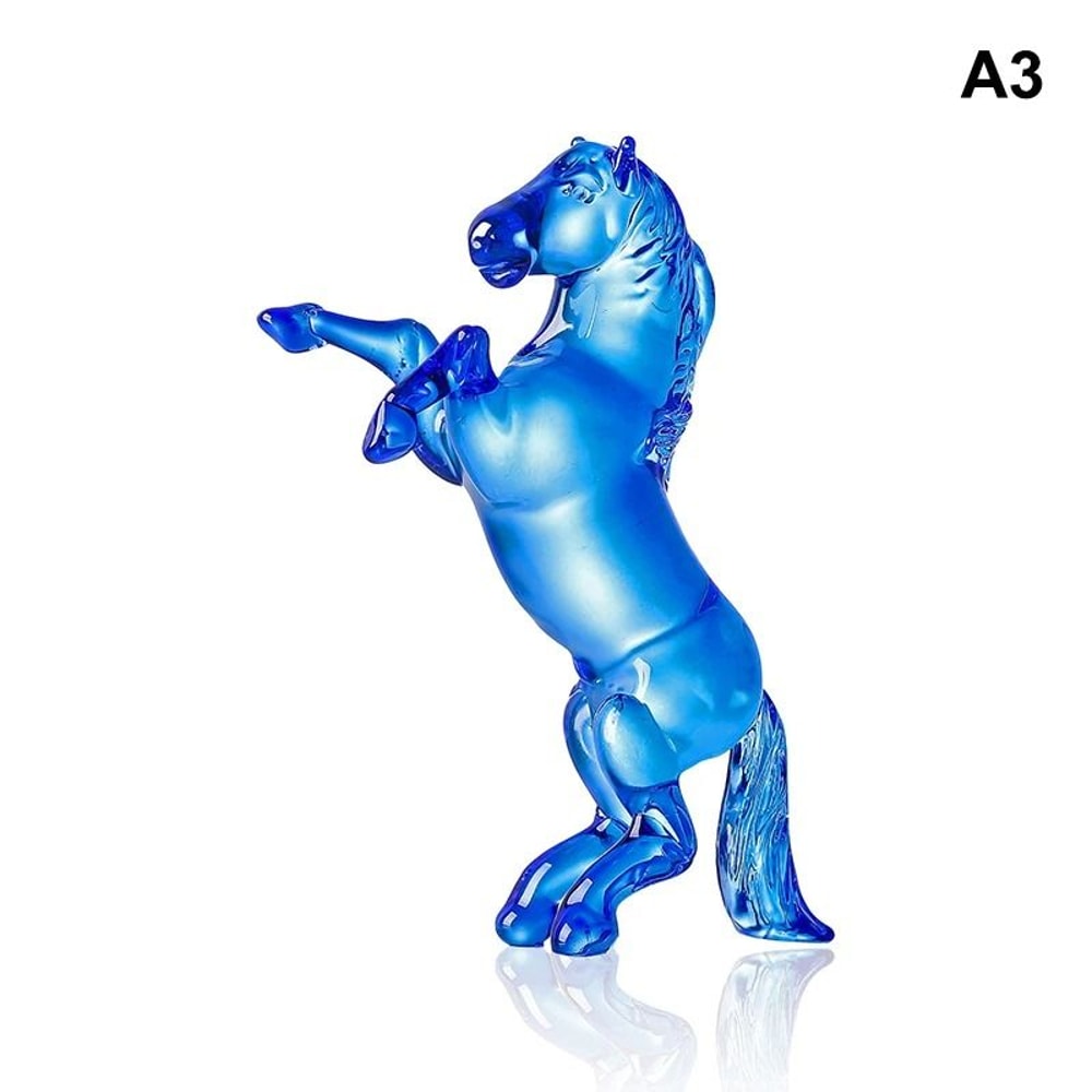 Crystal Zodiac Horse Figurine 2026 Year Of The Horse Desktop Ornament For Fortune Success 18