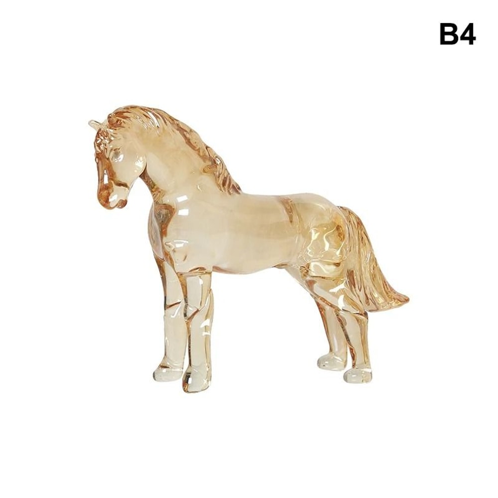 Crystal Zodiac Horse Figurine 2026 Year Of The Horse Desktop Ornament For Fortune Success 22