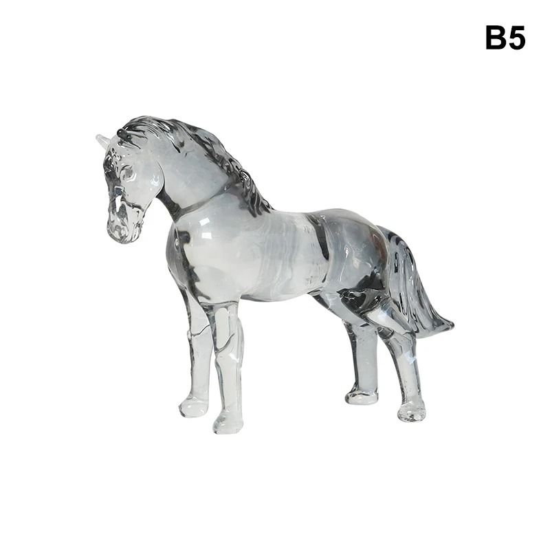 Crystal Zodiac Horse Figurine 2026 Year Of The Horse Desktop Ornament For Fortune Success 23