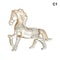 Crystal Zodiac Horse Figurine 2026 Year Of The Horse Desktop Ornament For Fortune Success 24