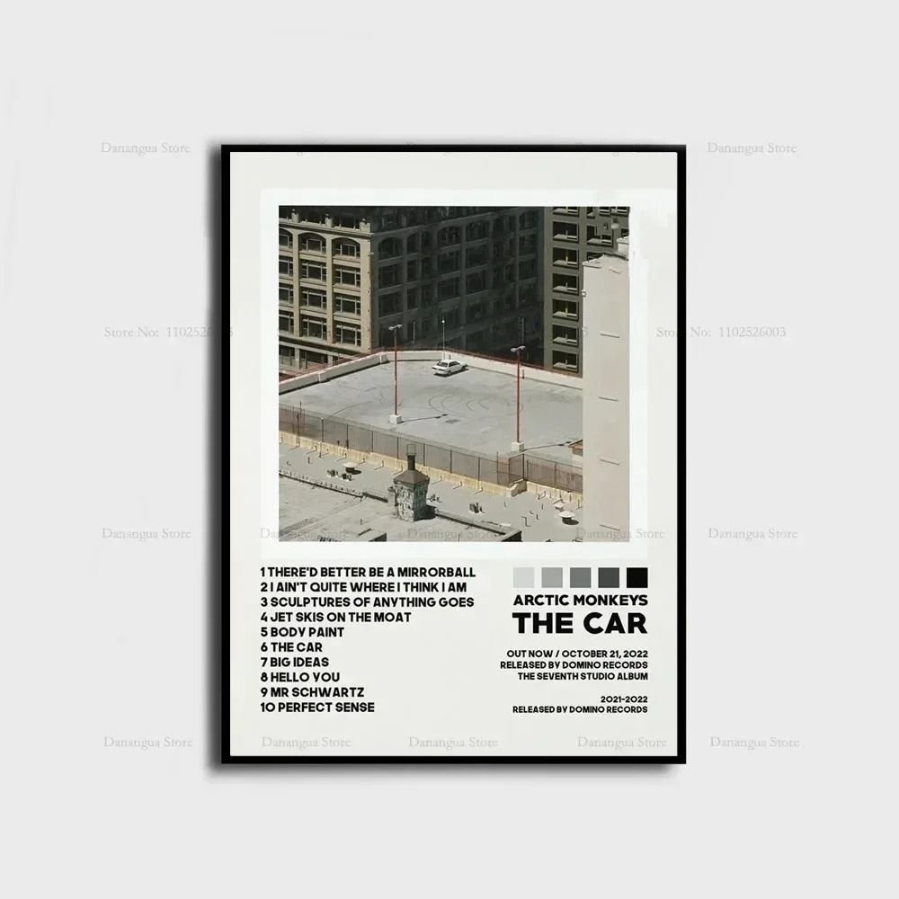 Arctic Monkeys Iconic Album Cover Poster HighDefinition Canvas Wall Art For Music Lovers 5