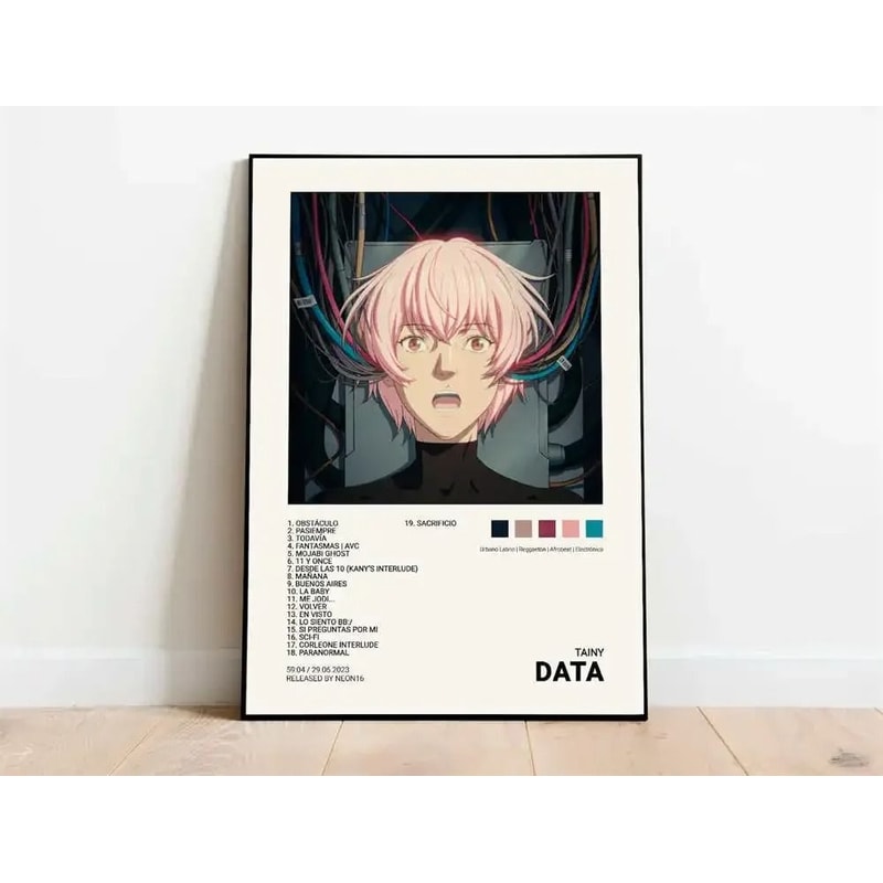 Urban Latin Music Album Canvas Print Modern Aesthetic Wall Art For Reggaeton Trap Fans 6