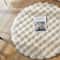 Bubble Velvet Faux Rabbit Fur Carpet UltraSoft Round Plush Mat For Modern Living Kids Play 2
