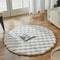 Bubble Velvet Faux Rabbit Fur Carpet UltraSoft Round Plush Mat For Modern Living Kids Play 8
