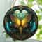 Butterfly Stained Glass Style Suncatcher Vibrant Acrylic Wall Art For Home Garden Decor 5