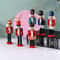 Miniature Nutcracker Soldier Set HandPainted Christmas Ornaments Desktop Decor 3