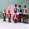 Miniature Nutcracker Soldier Set HandPainted Christmas Ornaments Desktop Decor 3