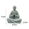 Wishing Monk Buddhist Micro Landscape Zen Oriental Ornament For Stone Fish Tanks Moss Gardens 8