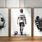 Personalized Football Player Poster Custom Athlete Wall Art For Boys Bedrooms Sports Fans 0