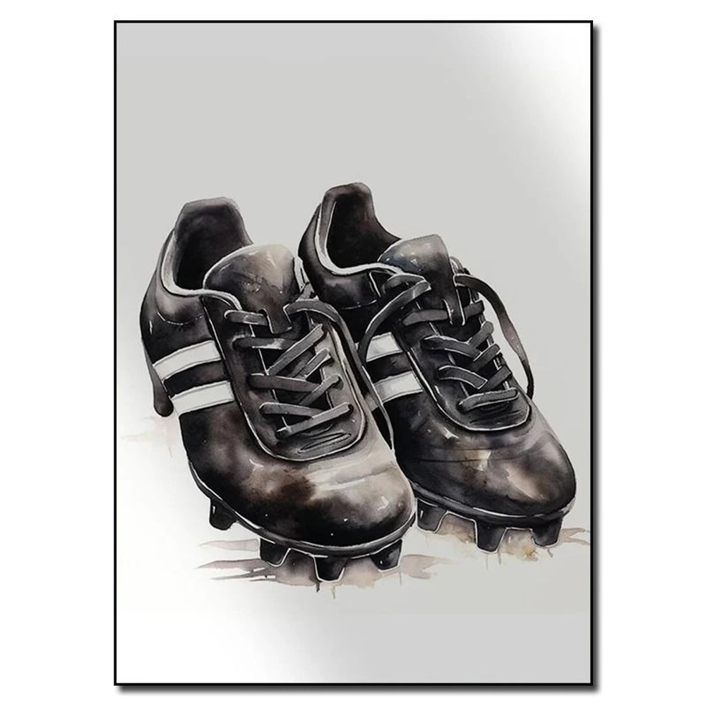 Personalized Football Player Poster Custom Athlete Wall Art For Boys Bedrooms Sports Fans 6