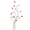 Artificial Autumn Branches Chinese Style Faux Plant For Seasonal Vase Arrangements Hotel Decor 5