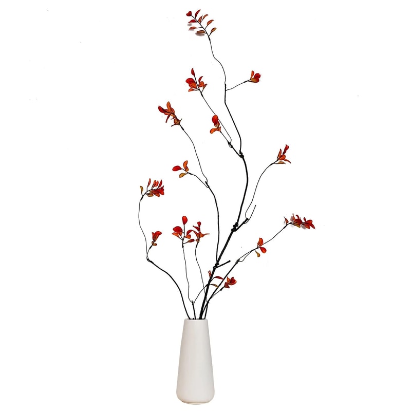 Artificial Autumn Branches Chinese Style Faux Plant For Seasonal Vase Arrangements Hotel Decor 5