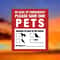 Emergency Pet Alert Stickers 4Pack Static Cling Window Decals For Fire Emergency Rescue 9