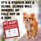 Emergency Pet Alert Stickers 4Pack Static Cling Window Decals For Fire Emergency Rescue 4