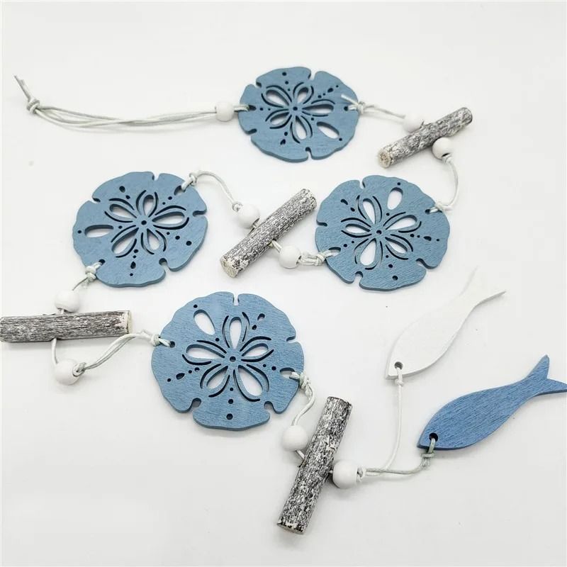 Nautical Fishing Net Wall Hanging Mediterranean Marine Ornament For Home Studio Party Decor 10