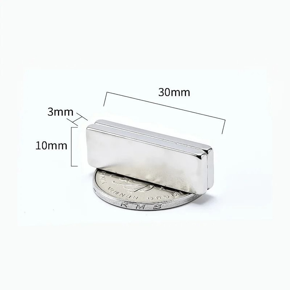 Industrial Grade N52 Neodymium Square Magnets 10Piece HighStrength Magnet Set For Home Office DIY 7