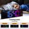 Large Digital LED Wall Clock 8Color RGB Display With Remote Temperature DST For Home Kitchen 4