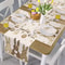 Spring Easter Bunny Linen Table Runner Festive Easter Egg Rabbit Farmhouse Decor For Dining Holi 3