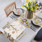 Spring Easter Bunny Linen Table Runner Festive Easter Egg Rabbit Farmhouse Decor For Dining Holi 4