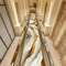 Golden Abstract Marble Corridor Runner Luxury NonSlip Passageway Carpet Custom Stairway Rug 11