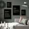 Minimalist Success Definition Canvas Inspirational Black Wall Art For Office Home Studio Decor 2