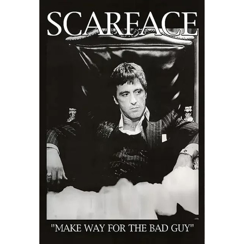 Al Pacino Scarface Gangster Poster Iconic Movie Art Canvas Painting Wall Picture For Living Room 11