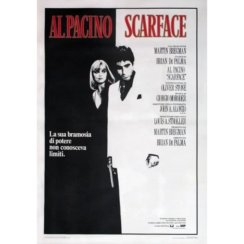 Al Pacino Scarface Gangster Poster Iconic Movie Art Canvas Painting Wall Picture For Living Room 8