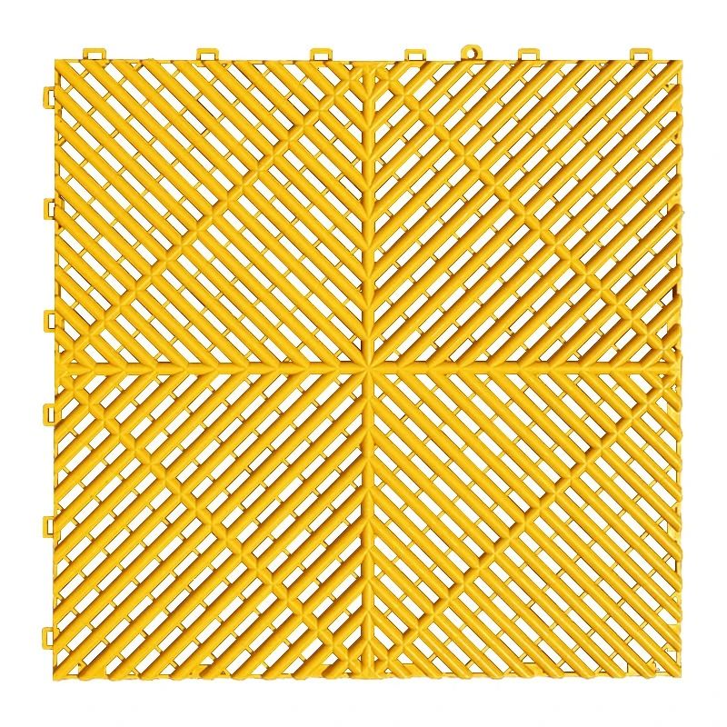 Professional Interlocking Garage Floor Tiles Vented HeavyDuty Outdoor Portable Event Flooring 8