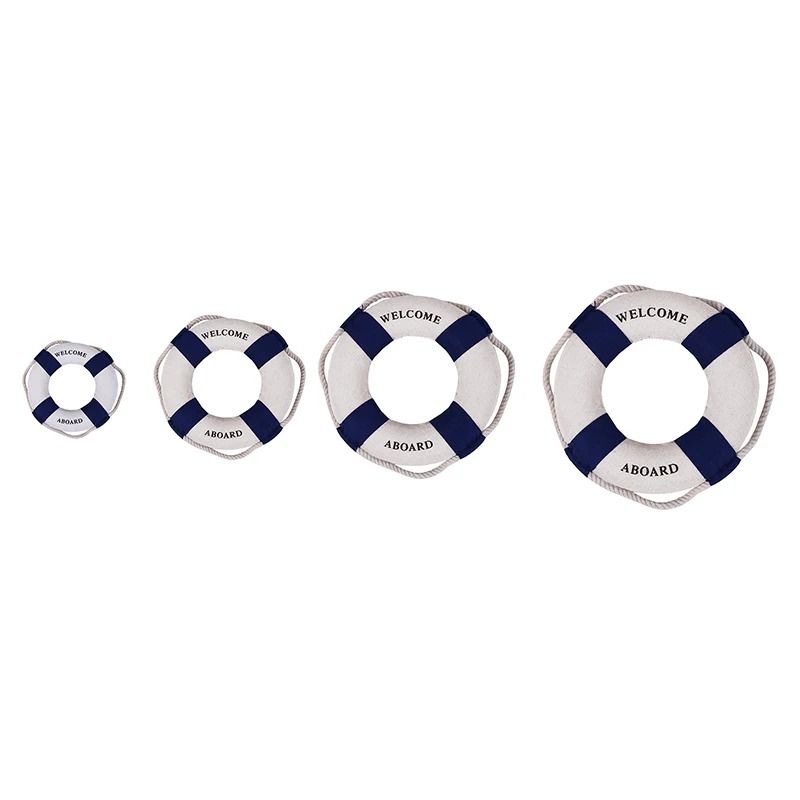 Mediterranean Decorative Lifebuoy Red Blue Creative Lifebuoy Hanging Ornament For Home Living Ro 4