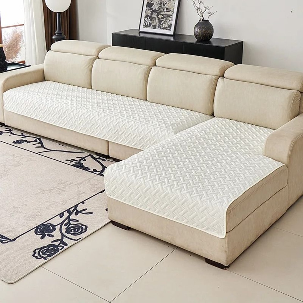Premium Waterproof Sofa Cover Embroidered ScratchProof Couch Protector For Pet Owners Modern Home 0
