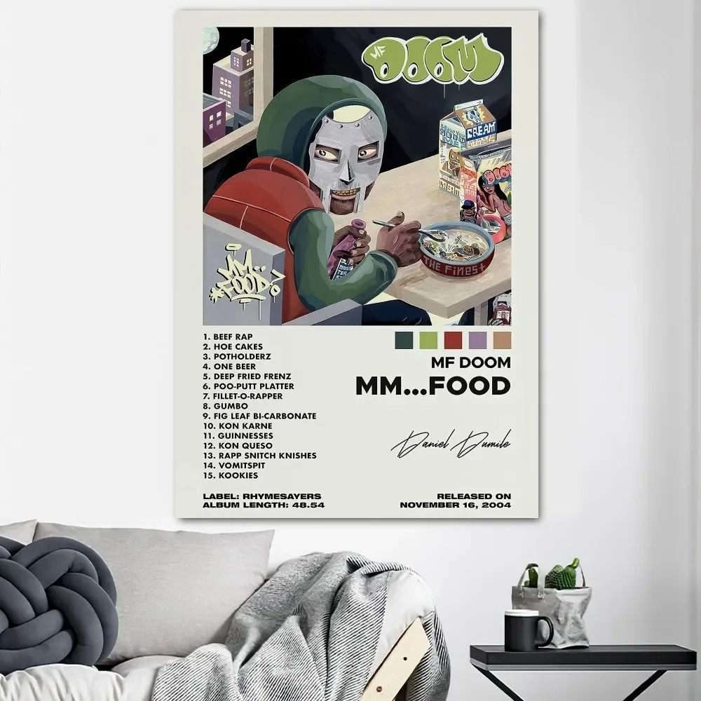 MF DOOM Madvillainy HD Canvas Poster Iconic HipHop Album Art For Living Room Room Office Decor 10