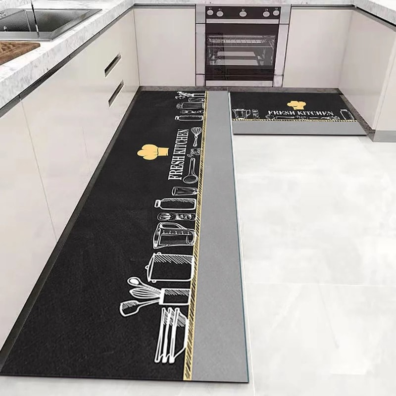 UltraSoft Washable Kitchen Hallway Runner AntiSlip Bedside Area Rug Entrance Doormat For Modern 9