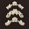 HandCarved Wood Rose Appliques Onlays Antique Wood Furniture Decals Decorative Floral Crafting E 2