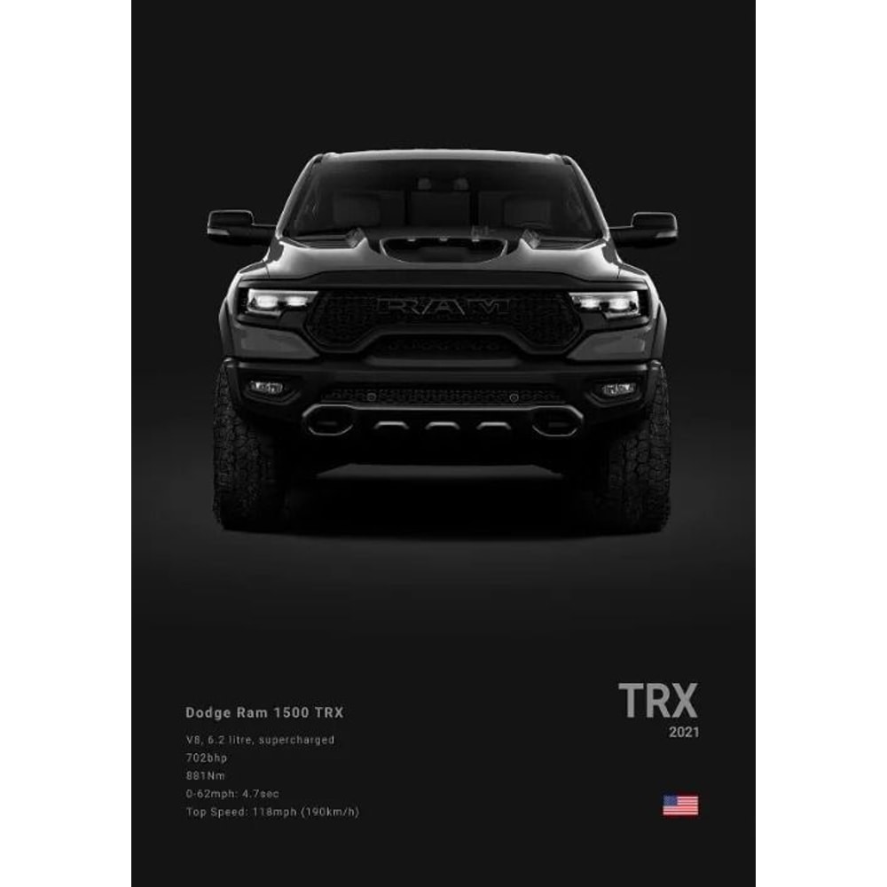 Dodge Challenger SRT Hellcat Redeye Canvas Poster HighPerformance Muscle Car Photography For Moder 18